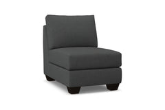 Tuxedo Armless Chair :: Leg Finish: Espresso