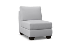 Tuxedo Armless Chair :: Leg Finish: Espresso