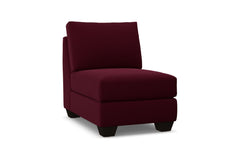 Tuxedo Armless Chair :: Leg Finish: Espresso