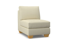 Tuxedo Armless Chair :: Leg Finish: Natural