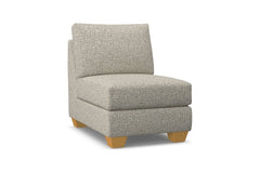 Tuxedo Armless Chair :: Leg Finish: Natural