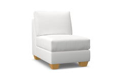 Tuxedo Armless Chair :: Leg Finish: Natural