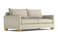 Tuxedo Queen Size Sleeper Sofa Bed :: Leg Finish: Natural / Sleeper Option: Deluxe Innerspring Mattress