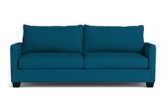 Tuxedo Queen Size Sleeper Sofa Bed :: Leg Finish: Espresso / Sleeper Option: Deluxe Innerspring Mattress