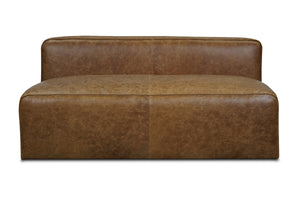 Wilco Armless Leather Loveseat