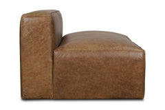 Wilco Armless Leather Loveseat