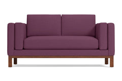 Walton Apartment Size Sofa :: Leg Finish: Pecan