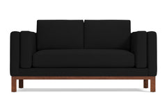 Walton Apartment Size Sofa :: Leg Finish: Pecan