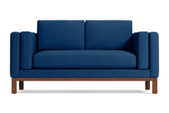 Walton Apartment Size Sofa :: Leg Finish: Pecan