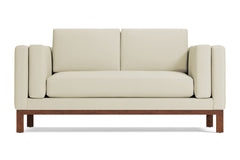 Walton Apartment Size Sofa :: Leg Finish: Pecan