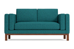 Walton Apartment Size Sofa :: Leg Finish: Pecan