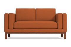 Walton Apartment Size Sofa :: Leg Finish: Pecan