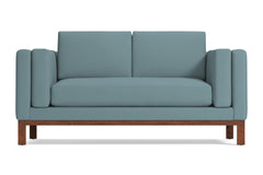 Walton Apartment Size Sofa :: Leg Finish: Pecan
