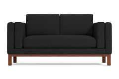 Walton Apartment Size Sofa :: Leg Finish: Pecan