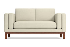 Walton Apartment Size Sofa :: Leg Finish: Pecan