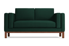 Walton Apartment Size Sofa :: Leg Finish: Pecan