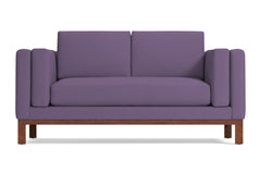 Walton Apartment Size Sofa :: Leg Finish: Pecan