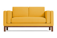 Walton Apartment Size Sofa :: Leg Finish: Pecan