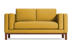 Walton Apartment Size Sofa :: Leg Finish: Pecan