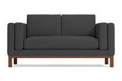Walton Apartment Size Sofa :: Leg Finish: Pecan
