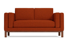 Walton Apartment Size Sofa :: Leg Finish: Pecan