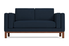 Walton Apartment Size Sofa :: Leg Finish: Pecan