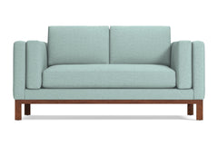Walton Apartment Size Sofa :: Leg Finish: Pecan