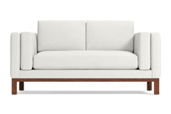 Walton Apartment Size Sofa :: Leg Finish: Pecan