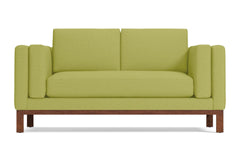 Walton Apartment Size Sofa :: Leg Finish: Pecan