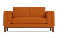 Walton Apartment Size Sofa :: Leg Finish: Pecan