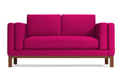 Walton Apartment Size Sofa :: Leg Finish: Pecan