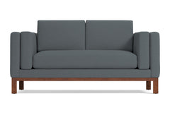 Walton Apartment Size Sofa :: Leg Finish: Pecan