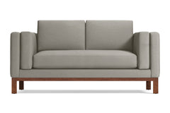 Walton Apartment Size Sofa :: Leg Finish: Pecan