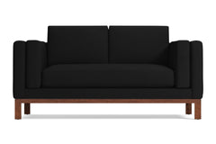 Walton Apartment Size Sofa :: Leg Finish: Pecan