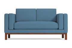 Walton Apartment Size Sofa :: Leg Finish: Pecan