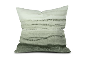 Within The Tides Sage Green Toss Pillow by Monika Strigel