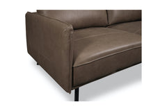 Ezra 2pc Leather Sectional Sofa :: Configuration: RAF - Chaise on the Right