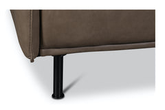 Ezra 2pc Leather Sectional Sofa :: Configuration: RAF - Chaise on the Right