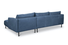 Ezra 2pc Leather Sectional Sofa :: Configuration: RAF - Chaise on the Right