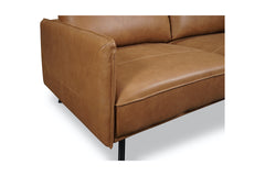 Ezra 2pc Leather Sectional Sofa :: Configuration: RAF - Chaise on the Right