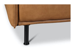 Ezra 2pc Leather Sectional Sofa :: Configuration: RAF - Chaise on the Right