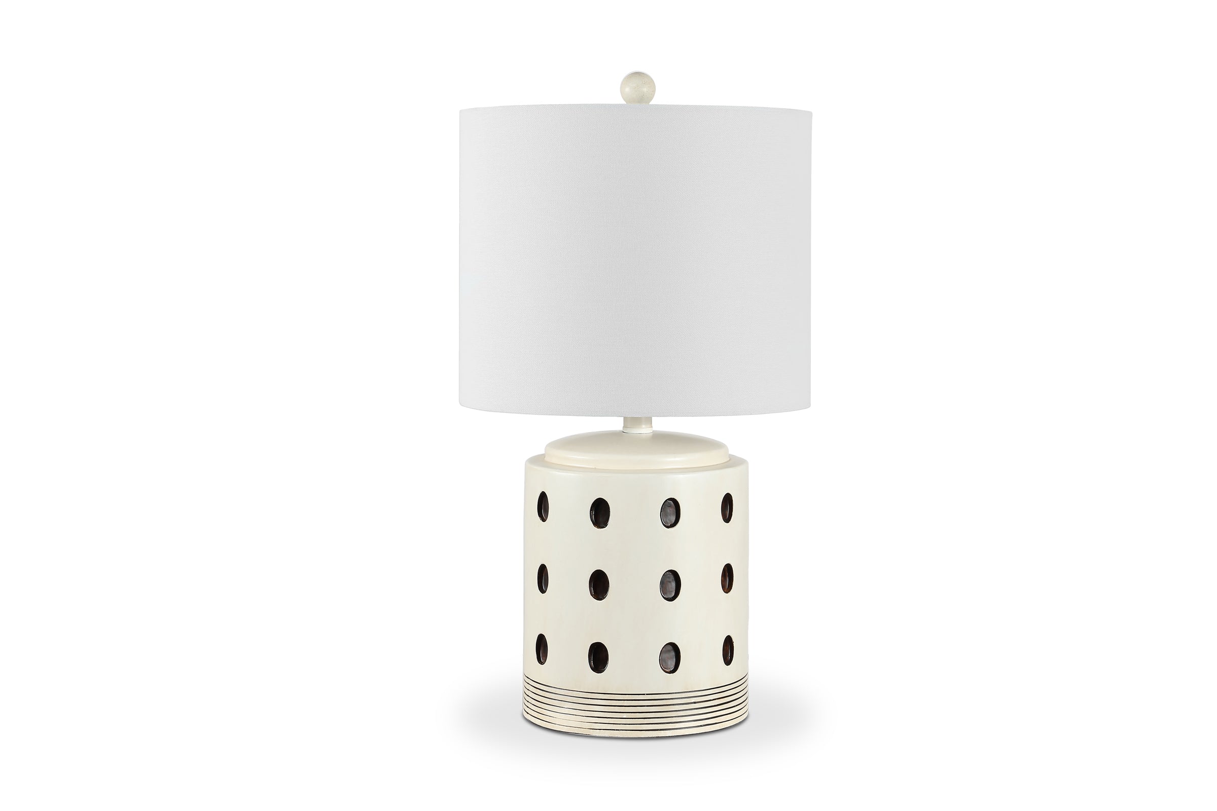 Polka dot table lamp clearance