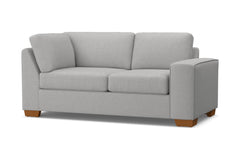 Melrose Right Arm Corner Loveseat :: Leg Finish: Pecan / Configuration: RAF - Chaise on the Right