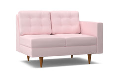 Logan Right Arm Loveseat :: Leg Finish: Pecan / Configuration: RAF - Chaise on the Right