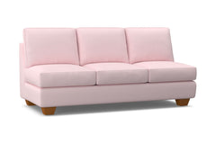 Catalina Armless Sofa :: Leg Finish: Pecan