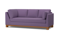 Avalon Right Arm Corner Sofa :: Leg Finish: Pecan / Configuration: RAF - Chaise on the Right