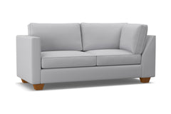 Catalina Left Arm Corner Apt Size Sofa :: Leg Finish: Pecan / Configuration: LAF - Chaise on the Left