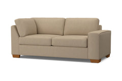 Melrose Right Arm Corner Apt Size Sofa :: Leg Finish: Pecan / Configuration: RAF - Chaise on the Right