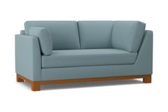 Avalon Left Arm Corner Apt Size Sofa :: Leg Finish: Pecan / Configuration: LAF - Chaise on the Left