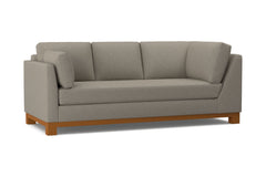 Avalon Left Arm Corner Sofa :: Leg Finish: Pecan / Configuration: LAF - Chaise on the Left